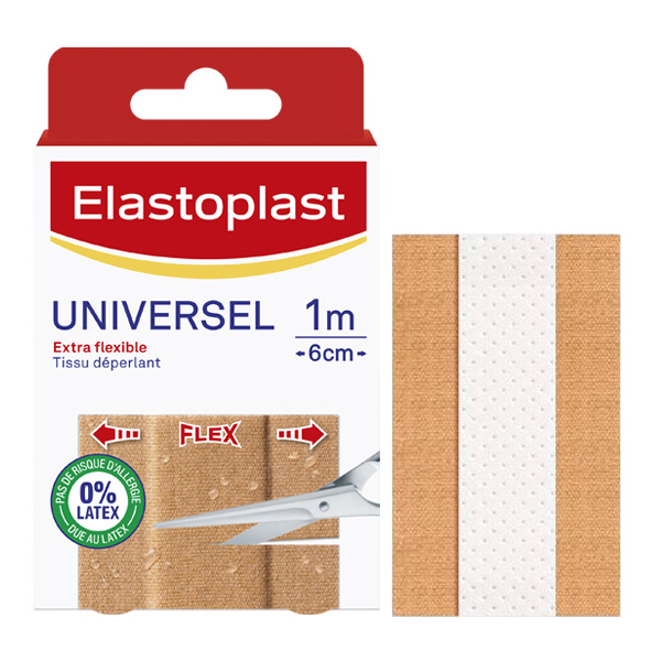 Pansement Elastoplast extra flexible Universel pour plaies légères
