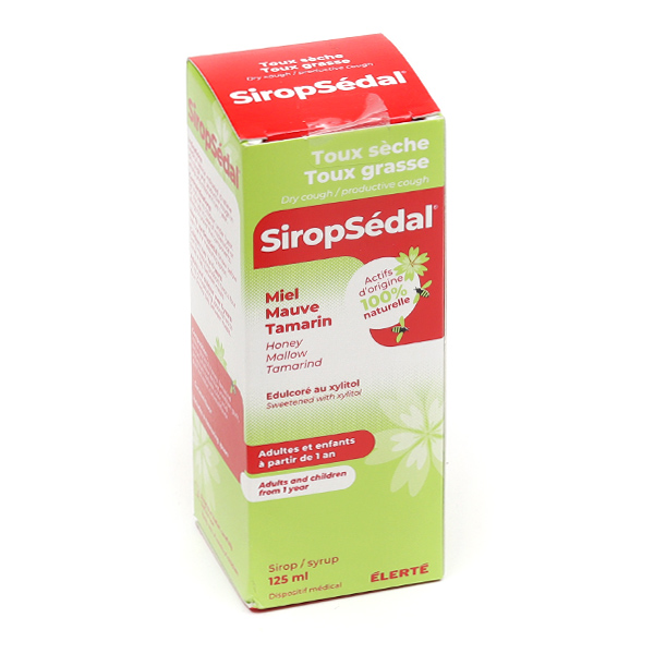 SiropSédal Sirop laboratoire Elerté