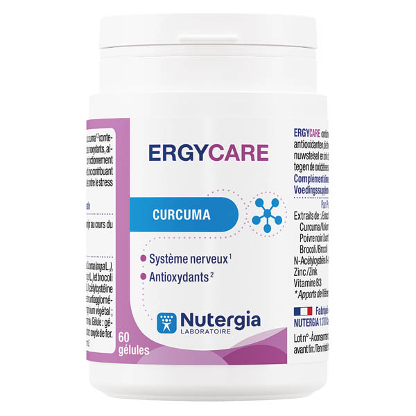 Ergycare gelules curcuma Nutergia