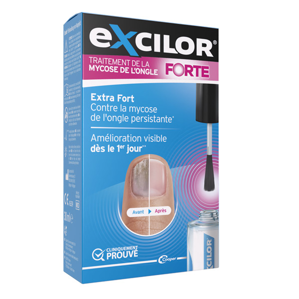 Vernis Excilor Forte Traitement de la mycose de l'ongle