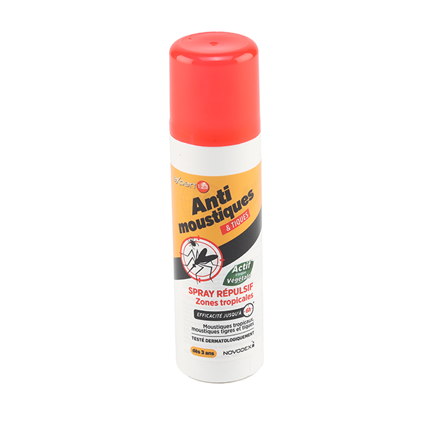 Spray Anti moustiques et tiques Expert 123 Zones tropicales