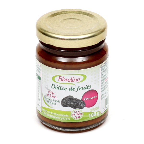 Fibreline Délice de fruits compote riche en fibres