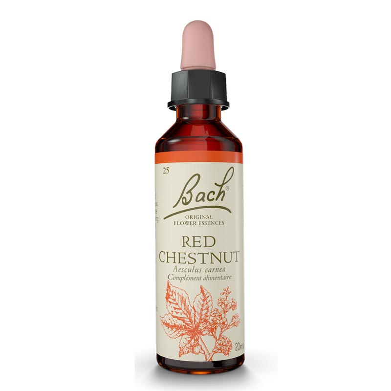 Fleurs de Bach Red chestnut n°25