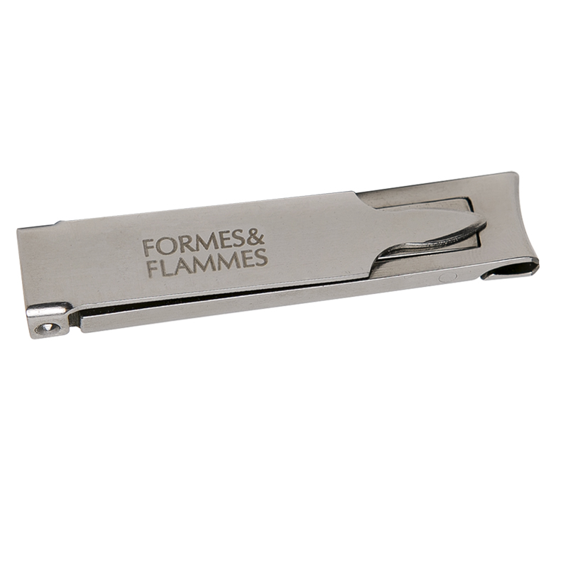 Formes et Flammes coupe ongle extra plat inox