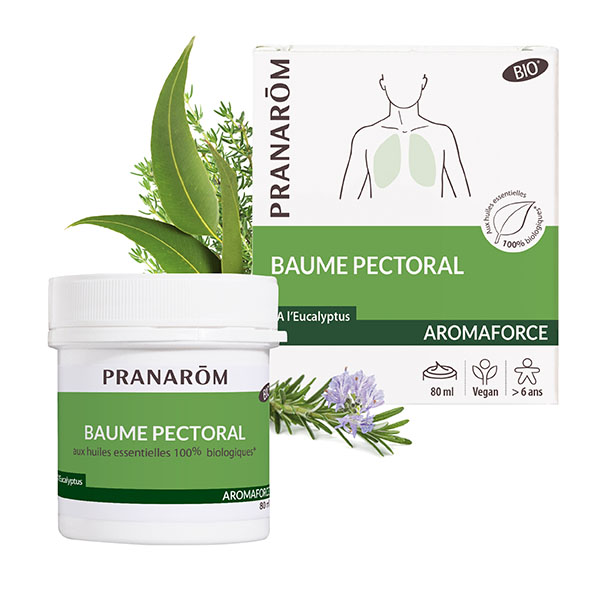 Pranarom Aromaforce baume pectoral Bio