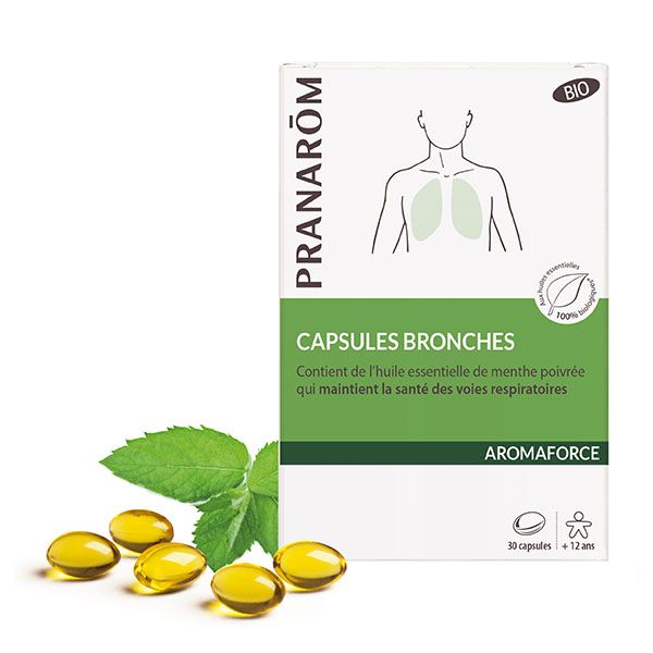 Pranarom capsule huiles essentielles Bronche