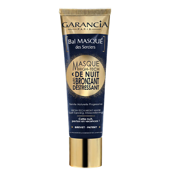 Bal masqué des sorciers Garancia masque de nuit autobronzant