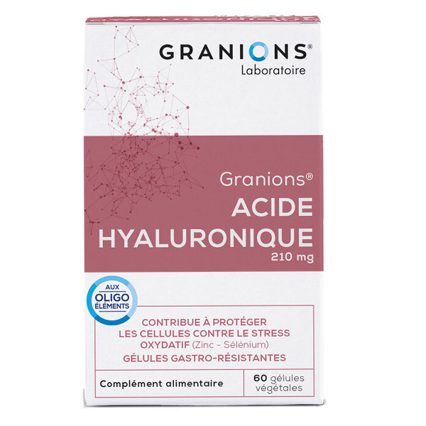Granions gélules acide hyaluronique 211 mg stress oxydatif