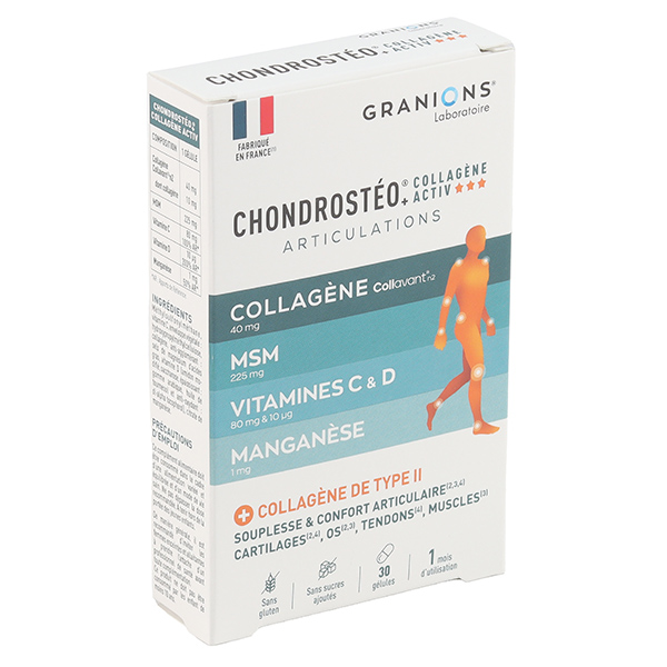 Chondrostéo+ Articulations Collagène gélule pour le cartilage