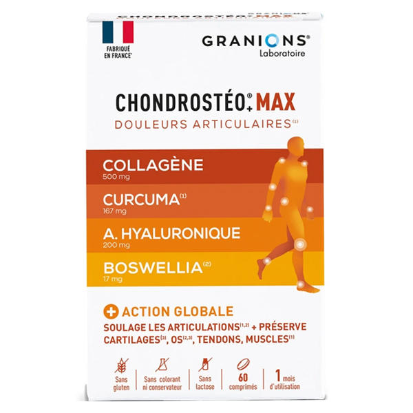 Comprimés Douleurs articulaires Granions Chondrostéo+ Max