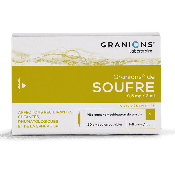 Granions ampoules de soufre