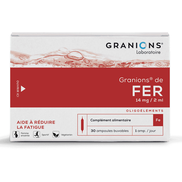 Granions ampoule de fer