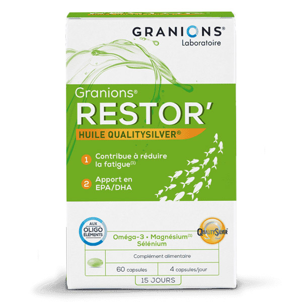 Capsules Granions Restor anti fatigue