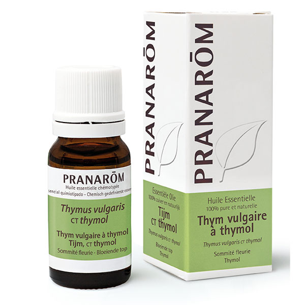 Pranarom Thym à thymol huile essentielle anti infectieuse
