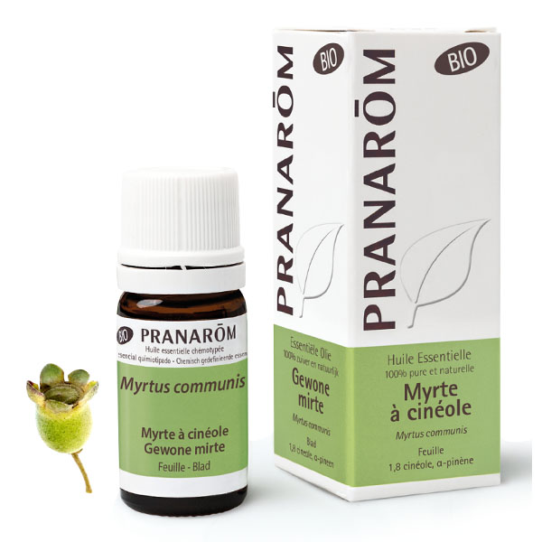 Pranarom Huile essentielle Myrte verte à cinéole Bio  expectorante