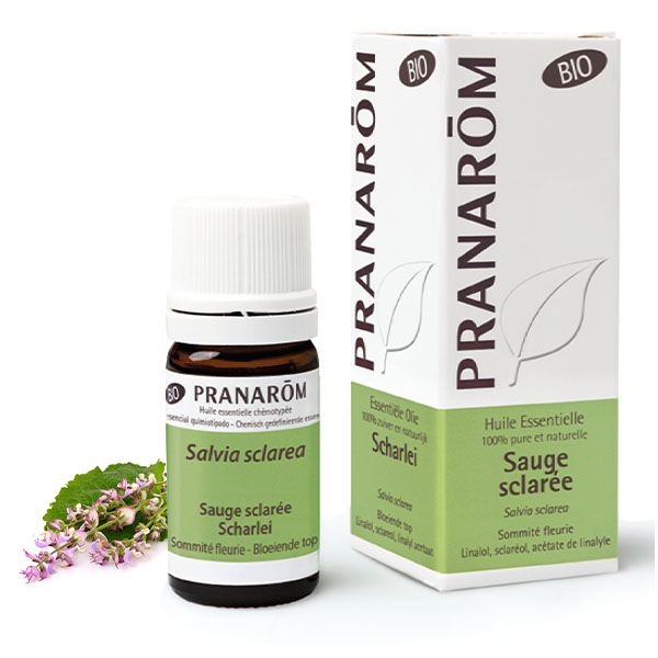 Pranarom huile essentielle sauge sclarée bio
