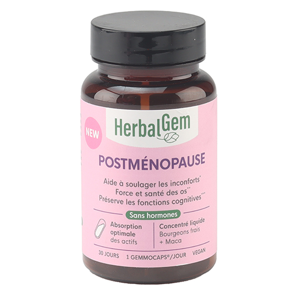 Gélules Post Ménopause Herbalgem sans hormones