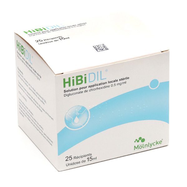 Hibidil chlorhexidine 0.05 % unidoses