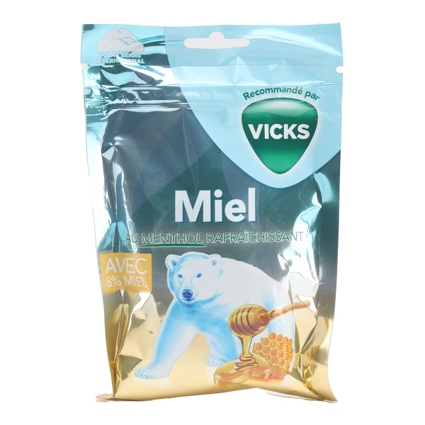 Vicks bonbons miel