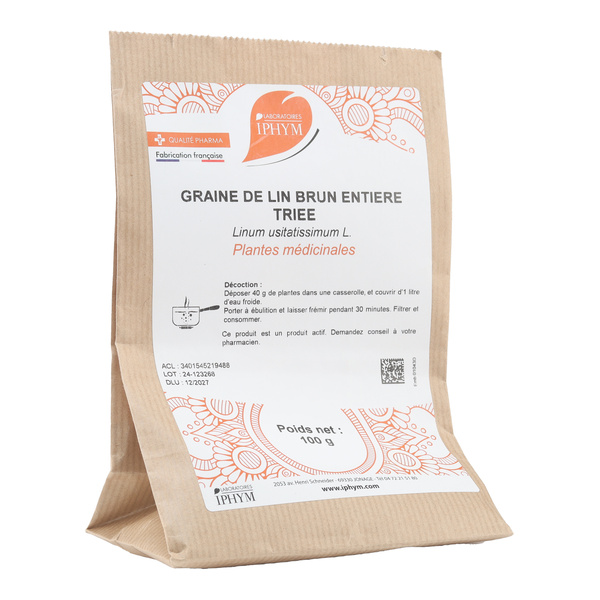 Graines de Lin brun Iphym pour le transit