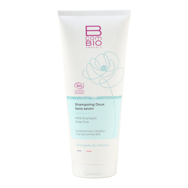 BcomBio Shampoing Doux Sans Savon cuir chevelu sensible