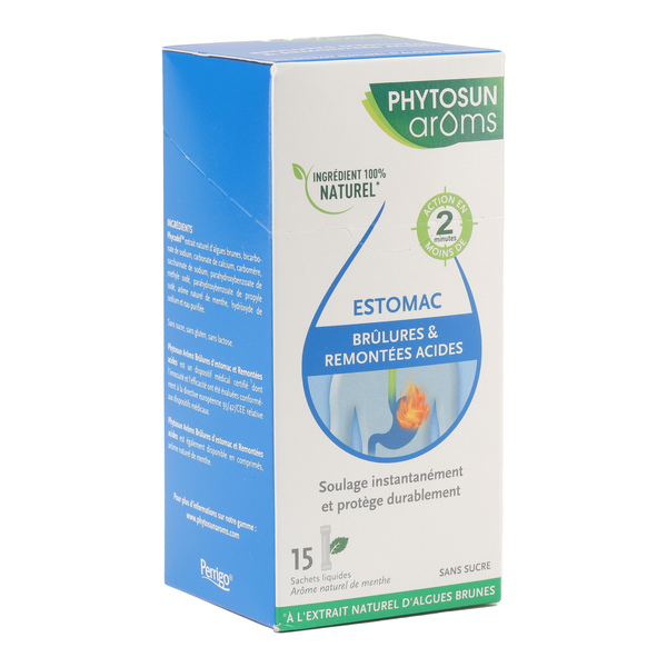 Phytosun Arôms Estomac sachets Brûlures et remontées acides