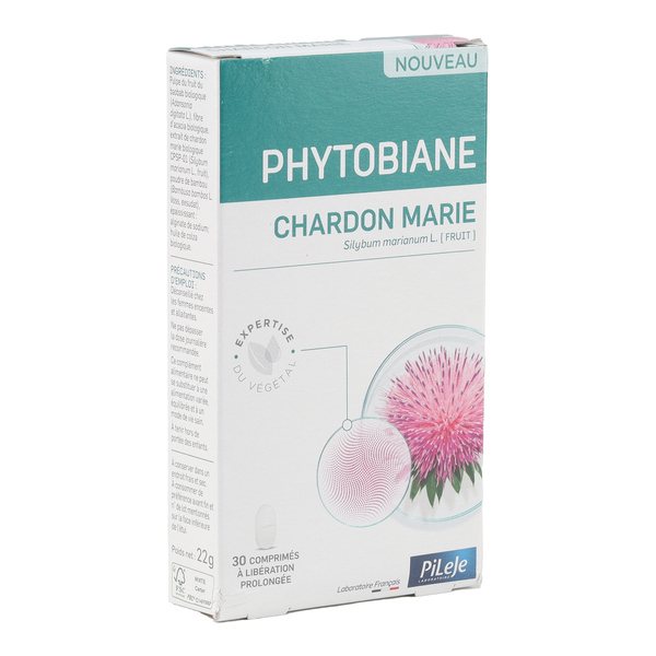 Pileje Phytobiane comprimés chardon marie Bio digestion