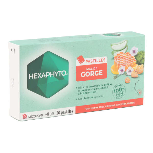 Hexaphyto Mal de gorge Pastilles