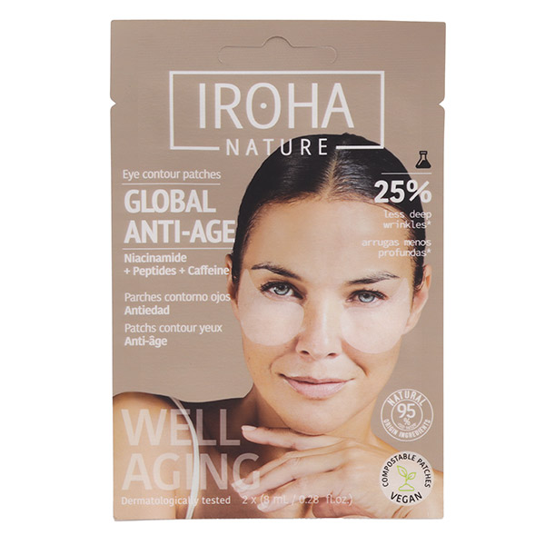 Iroha nature patch tissu contour des yeux anti âge global