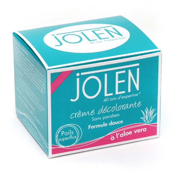 Crème Jolen Décoloration des poils superflus à l'Aloe vera