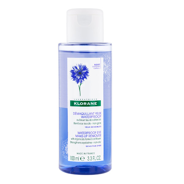 Klorane démaquillant yeux waterproof au bleuet