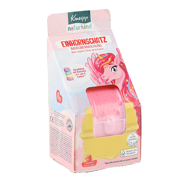 Bombe de bain surprise Trésor de la licorne Kneipp