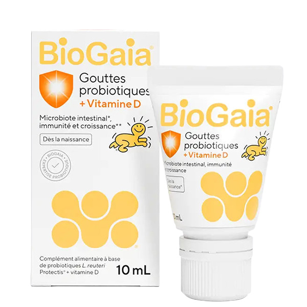 Biogaia Gouttes probiotiques + Vitamine D