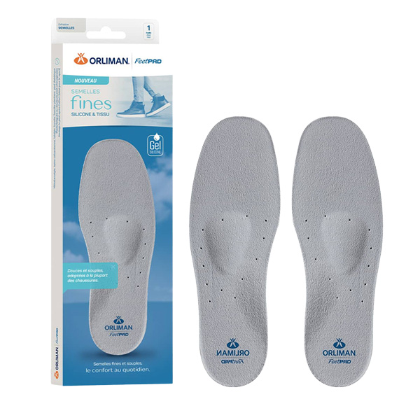 Orliman FeetPad Semelles fines Silicone et tissu