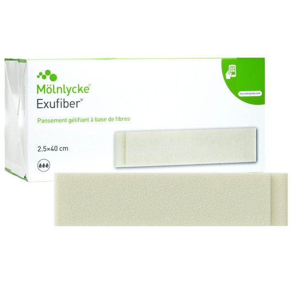 Exufiber pansement mèche Molnlycke