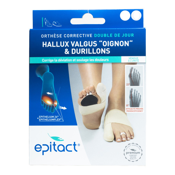 Epitact Attelle corrective de jour pour hallux valgus