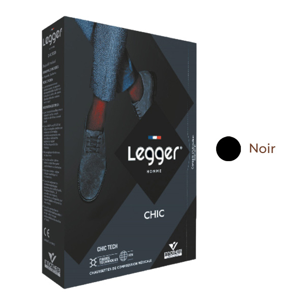 Chaussettes de contention Homme Legger chic classe 2