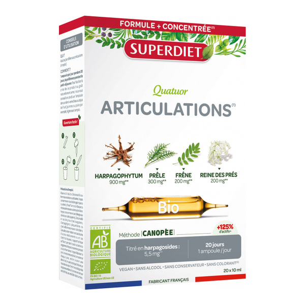 Super Diet Quatuor Articulations bio ampoules