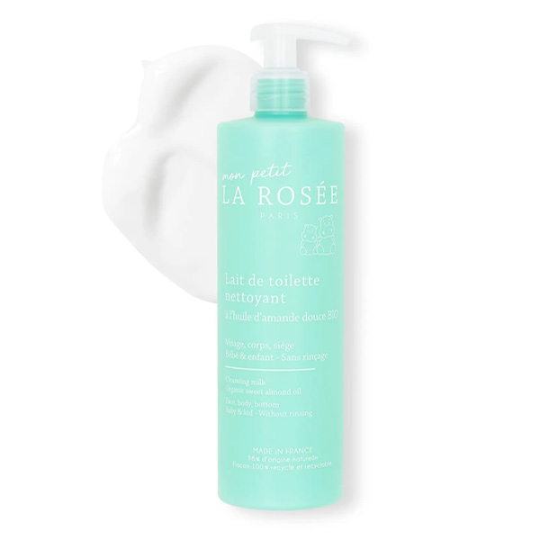 Lait de toilette nettoyant pour bébé La Rosée