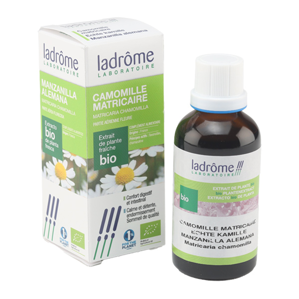 Ladrome Camomille matricaire extrait de plante fraîche Bio