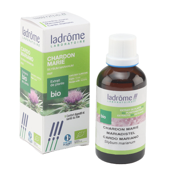 Ladrome Bio extraits de plantes fraîches Chardon Marie