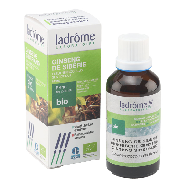 Ladrôme Ginseng de Sibérie bio solution buvable