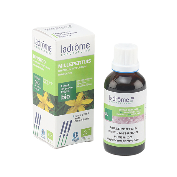 Ladrôme Millepertuis extrait de plante fraîche Bio pour le calme et la détente