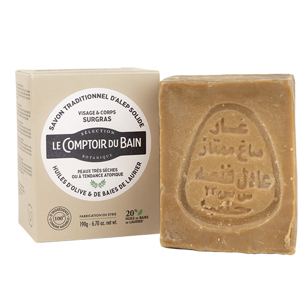 Savon d'Alep surgras Le Comptoir du Bain