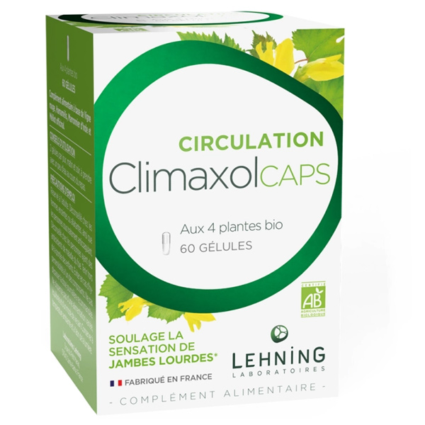 Gélules jambes lourdes Climaxol Lehning
