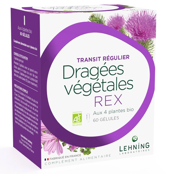 Lehning Dragées végétales REX pour le transit