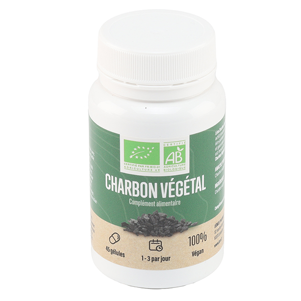 Léro Charbon végétal bio gélules