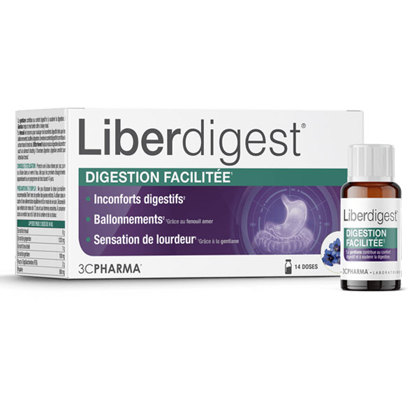 Liberdigest Inconforts digestifs et ballonnements Unidoses