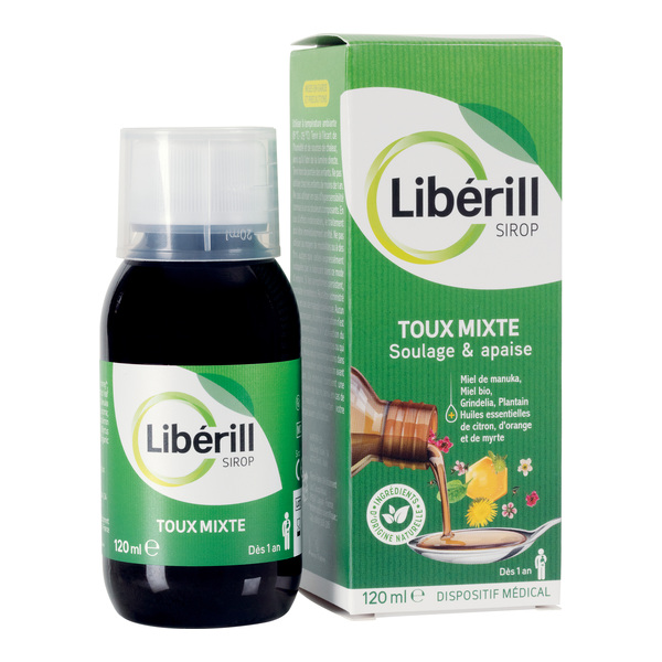 Libérill toux mixte sirop miel et plantes