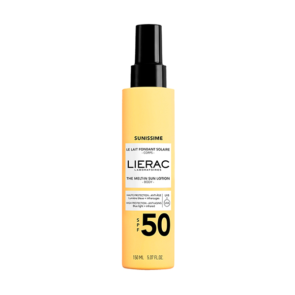 Le lait fondant solaire SPF 50 Lierac Sunissime Corps